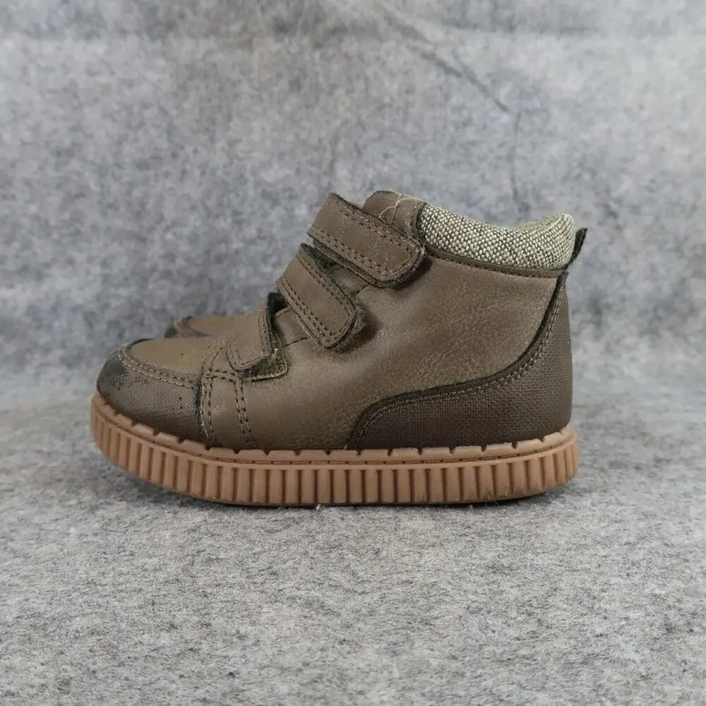 Oshkosh B'gosh Shoes Toddler 8 Sneaker Boots Casual Triple Strap Comfort Kids